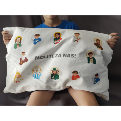Dekorativna jastučnica "Molite za nas"