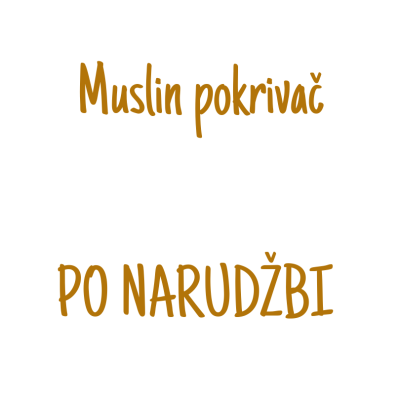 muslin pokrivač-sveci-po narudžbi-tekst-ilustracija