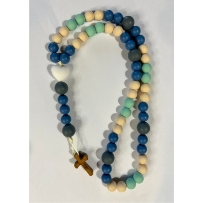 Gumirana krunica (svjetlo-tamno plava)