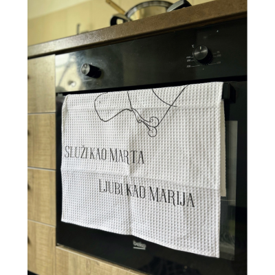 Kuhinjski ručnik Marta i Marija